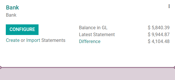 在Odoo Accounting中导入银行对账单文件