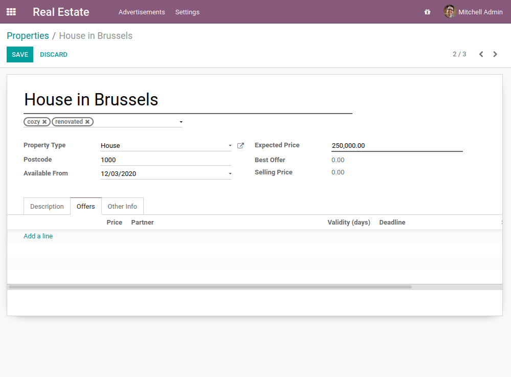 Compute field with inverse